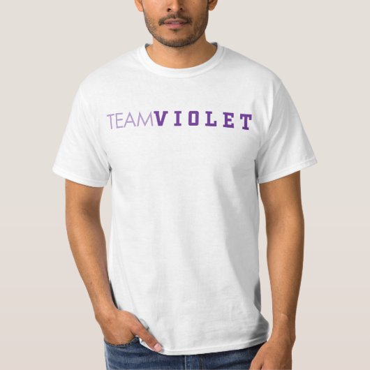 チームバイオレット Tシャツ (正面)