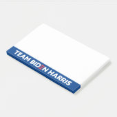 チームバイデン氏ハリスカスタムズカラーズホワイト&ブルー ポストイット (アングル)