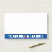 チームバイデン氏ハリスカスタムズカラーズホワイト&ブルー ポストイット (デスク)
