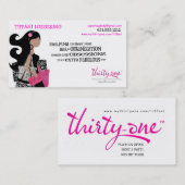 チームバッグレディーの名刺 名刺 (正面/裏面)