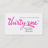 チームバッグレディーの名刺 名刺 (裏面)