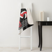 チームバレーボール🏐スポーツレッド、ホワイト、ブラック シェルパブランケット (インサイチュ)