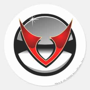 チームバーチャル宇宙ステーションロゴ ラウンドシール