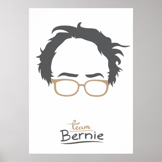 チームバーニー – Bernie Sanders for President ポスター (正面)
