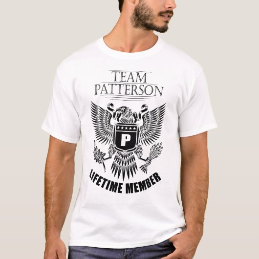 チームパターソンのライフタイムメンバー Tシャツ (正面)