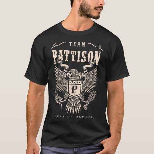 チームパティソンのライフタイムメンバー。 Tシャツ (正面)