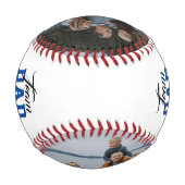チームパパフォーエバー父の日 野球ボール (裏面)