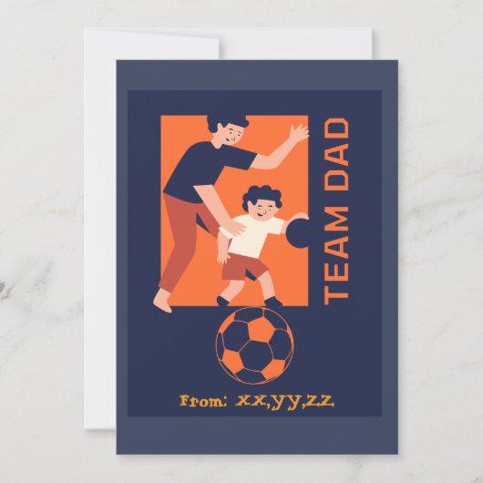 チームパパ遊ズ・サッカー共カスタム同 シーズンカード (正面)