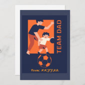 チームパパ遊ズ・サッカー共カスタム同 シーズンカード (正面/裏面)