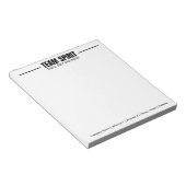 チームパーソナライズされたスピリット事務局企業の ノートパッド (アングル)