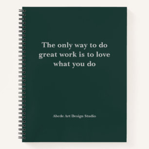 チームパーソナライズされたスローガンアドレス名ノートブック ノートブック