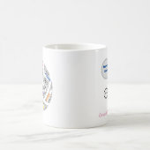 チームパーソナライズされたネットボールマグ コーヒーマグカップ (中央)
