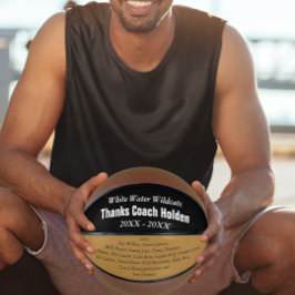 チームパーソナライズされたメンバー年のコーチ バスケットボール