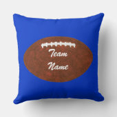 チームパーソナライズされた名サッカー枕 クッション (裏面)