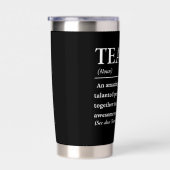 チームパーソナライズされた定義チ最高のームの定義 保温保冷タンブラー (右面)