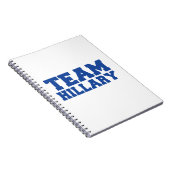 チームヒラリー・クリントンBLUE.png ノートブック (右側)