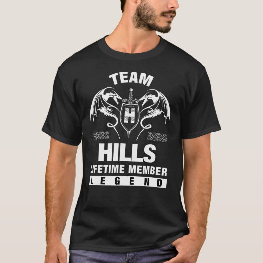 チームヒルズライフタイムメンバー Tシャツ (正面)