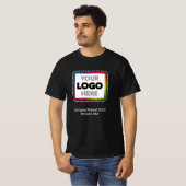 チームビルディング/会社リトリート - ロゴを追加 Tシャツ (正面フル)