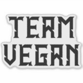 チームビーガン、アクティビズム シール (正面)