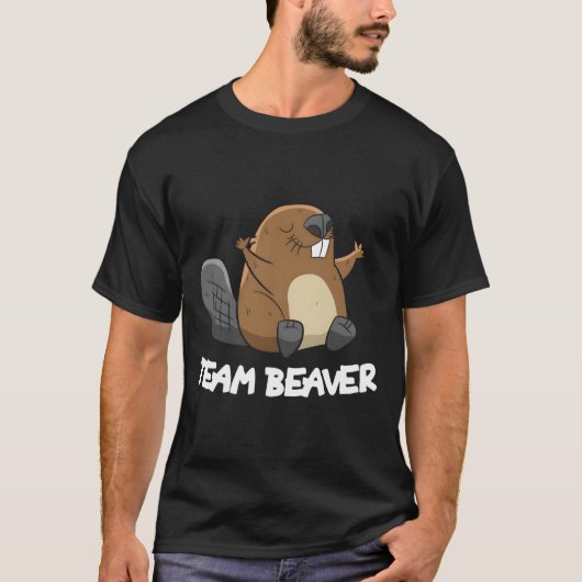 チームビーバー ビーバー Tシャツ (正面)