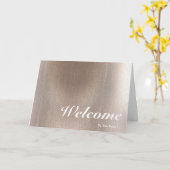 チームピンクの背景へようこそ カード (黄色い花)