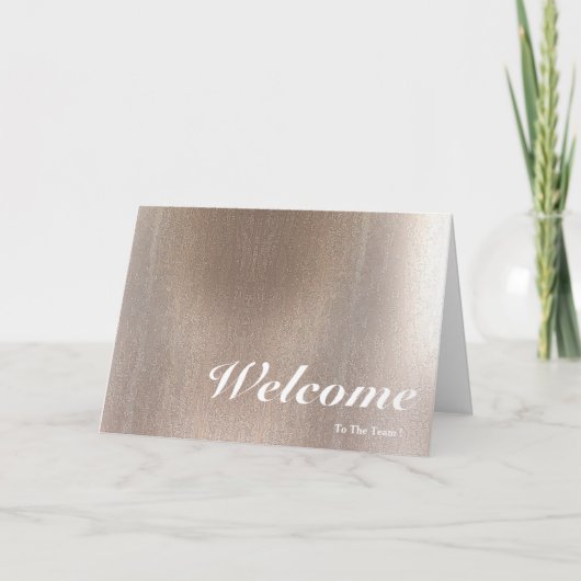 チームピンクの背景へようこそ カード (正面)