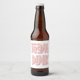 チームピンク ビールラベル