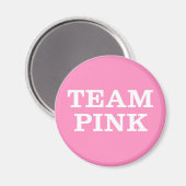 チームピンク…花嫁の家族や友人のために マグネット (正面/裏面)