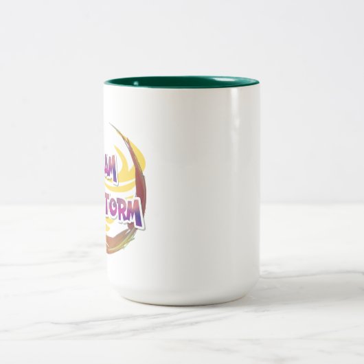 チームファイアストームのロゴマグ ツートーンマグカップ (中央)