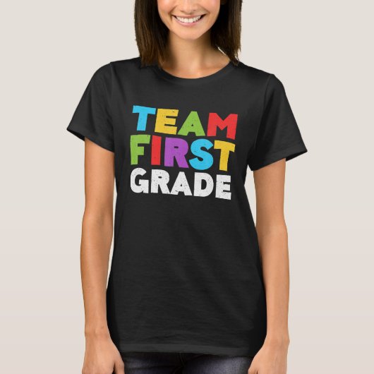 チームファースト 1年生 1年目の新学期ギフト Tシャツ (正面)