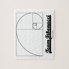 チームフィボナッチ(フィボナッチ螺線形) ジグソーパズル