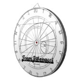 チームフィボナッチ(フィボナッチ螺線形) ダーツボード (正面右)
