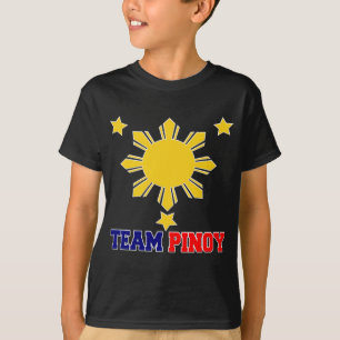 チームフィリピン人3つの星および日曜日 Tシャツ