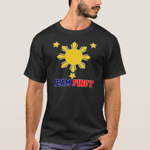 チームフィリピン人3つの星および日曜日 Tシャツ