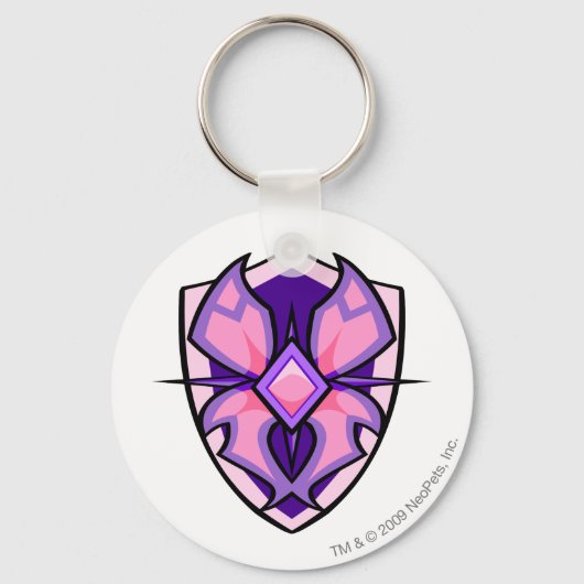 チームフェエリランドのロゴ キーホルダー (正面)