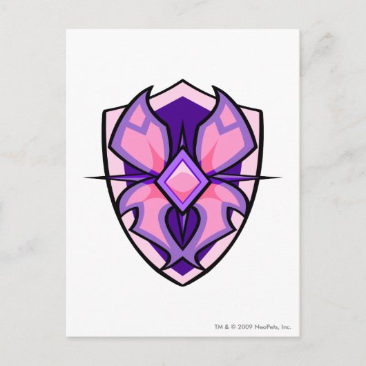 チームフェエリランドのロゴ ポストカード (正面)