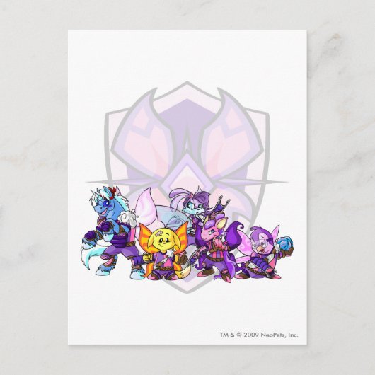 チームフェエリランドグループ ポストカード (正面)