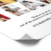 チームフォトコラージュ同僚のお別れパーティー ポスター (角)