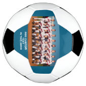 チームフォト縁どカラーと文字 サッカーボール (回転)