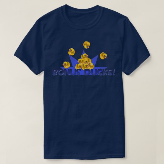 チームフォートレス2ボーナスダックブルー Tシャツ (デザイン正面)