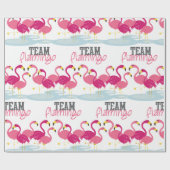 チームフラミンゴ ラッピングペーパー (フラット)