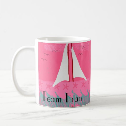 チームフランシルボートマグ コーヒーマグカップ (左)