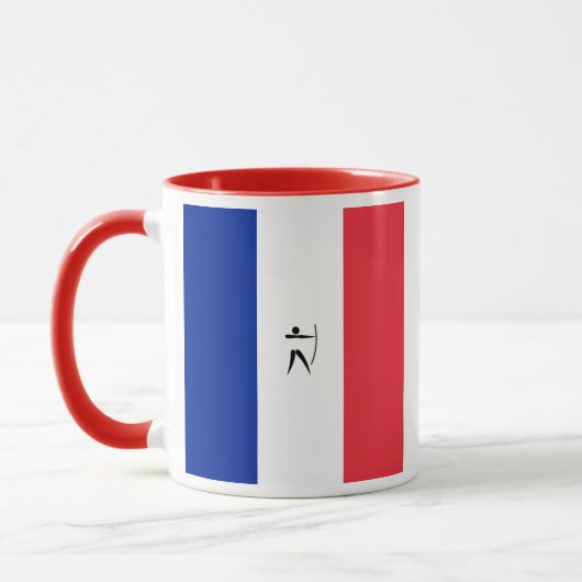 チームフランスアーチェリー マグカップ (左)
