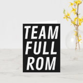 チームフルRomフィットネスボディビルジムチームフルR カード (黄色い花)