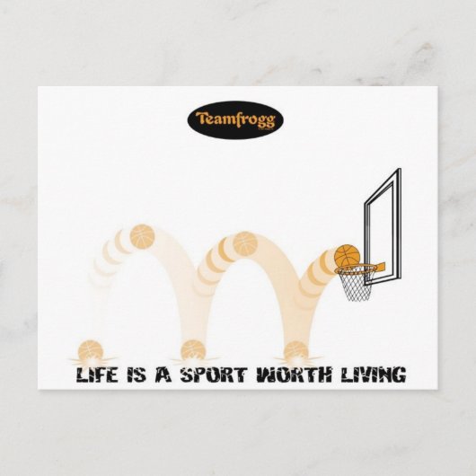 チームフロッグはがき2 ポストカード (正面)
