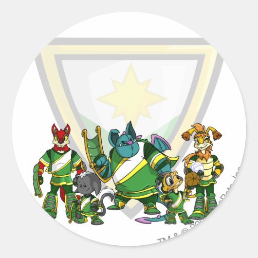 チームブライトベールグループ ラウンドシール (正面)