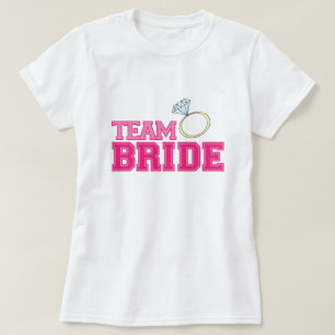 チームブライドとリングや輪レディースTシャツ Tシャツ