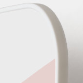 チームブライドウェディングパーティピンクストライプパーソナライズされた ピックルボールラケット (左詳細)