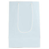 チームブライドエレガントヴェニュフラワーズファウンテンブルー ミディアムペーパーバッグ (裏面)