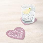 チームブライドカスタムモノグラム&年間紙コースター ペーパーコースター (インサイチュ)